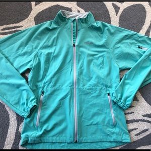Patagonia teal jacket